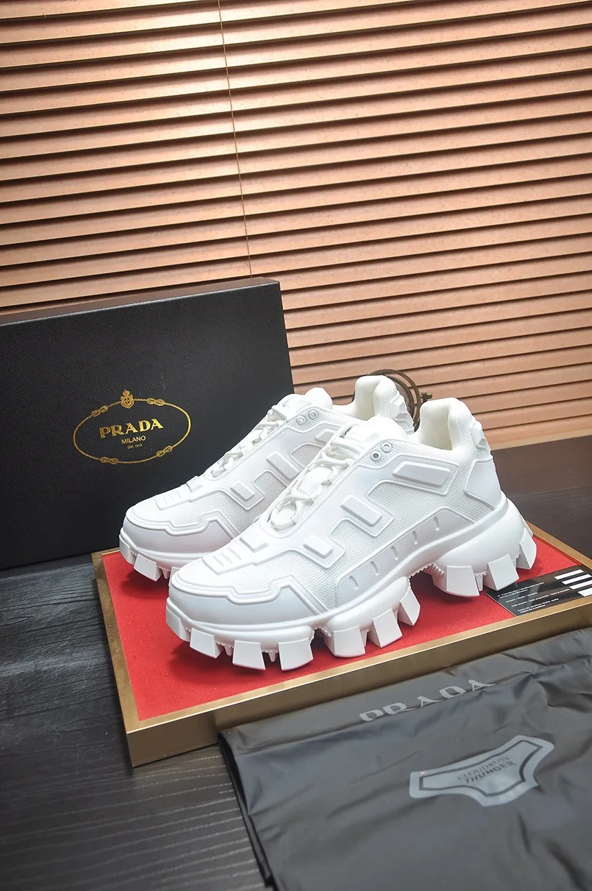 Men's shoes 💰620💶[PRADA] Top original items, new seasonal styles, high quality original items, top original breathable fabric + imported glue, imported stretch fabric inside with original cowhide foot pads, original air cushion outsole! Quality guaranteed! Code 38-45 (45 customized)